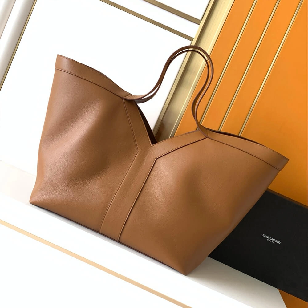 YSL Y TOTE IN LEATHER(HIGH-END GRADE) Vibrant 2749