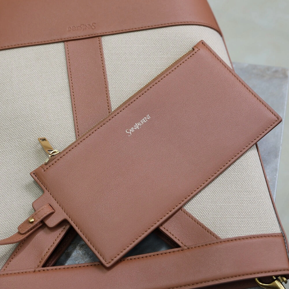 YSL Y small bucket in canvas and leather(HIGH-END GRADE) Neat 2671