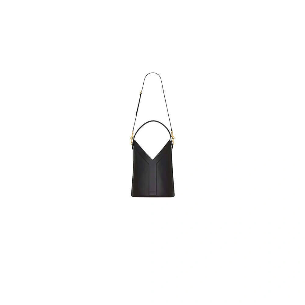 Elegant YSL Y top-handle bucket in leather(HIGH-END GRADE) 2602