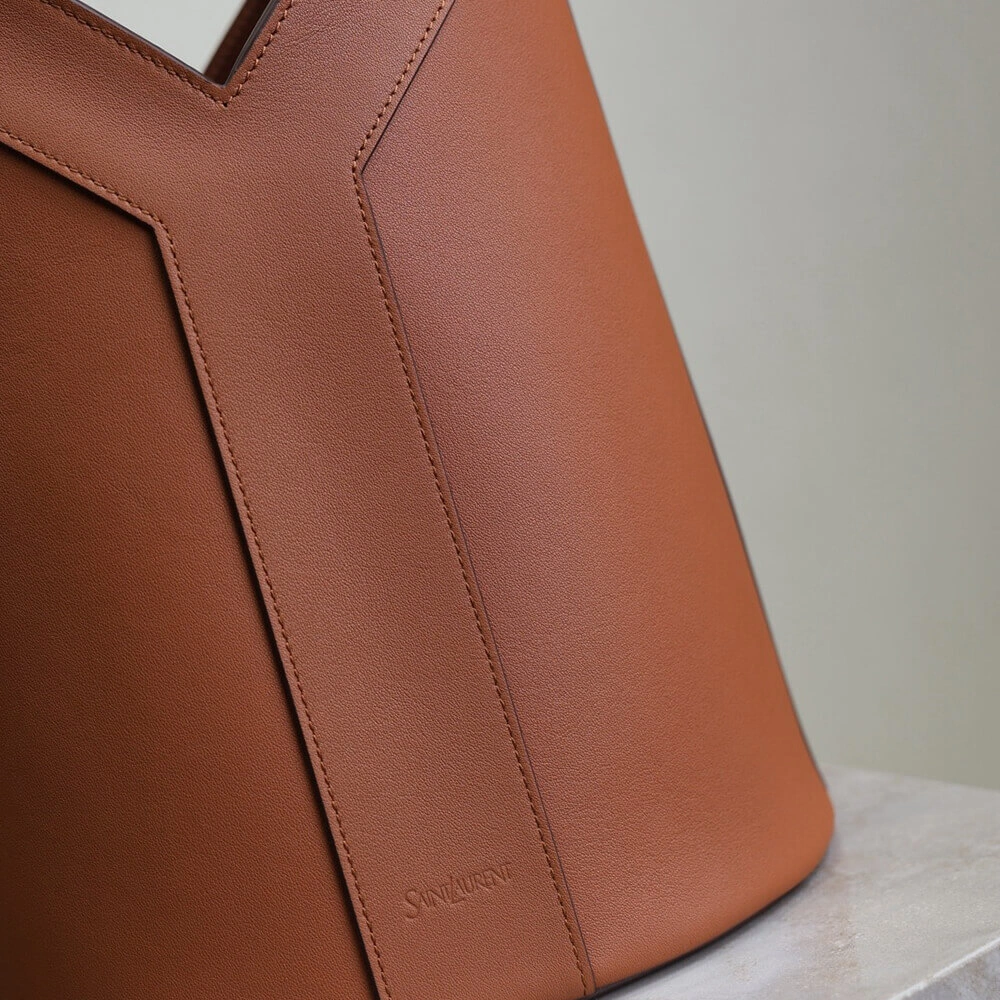 YSL Y top-handle bucket in leather(HIGH-END GRADE) Lightweight 2616