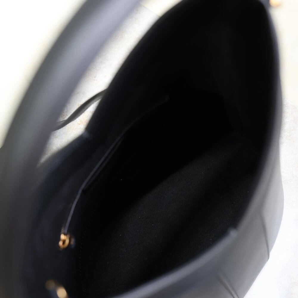 Elegant YSL Y top-handle bucket in leather(HIGH-END GRADE) 2602