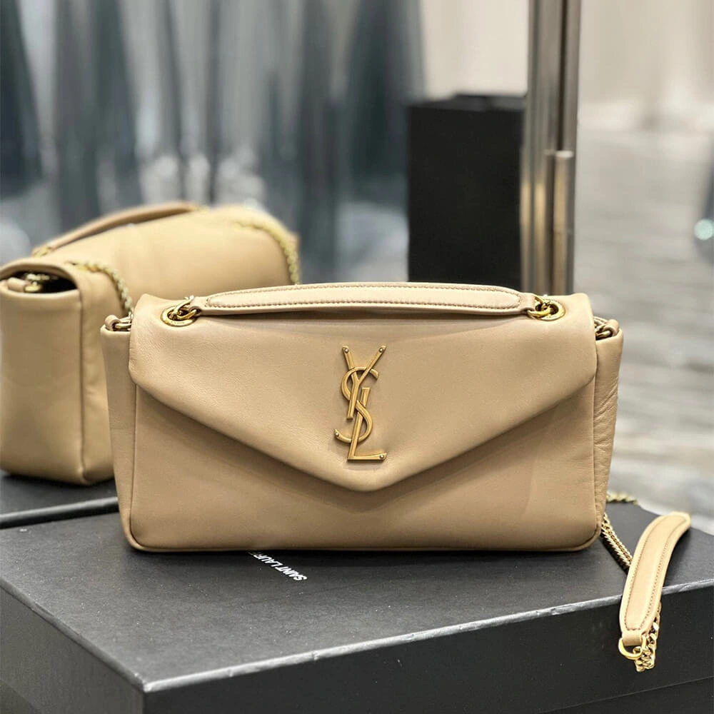 ComfortFit YSL calypso small in plunged lambskin 2715