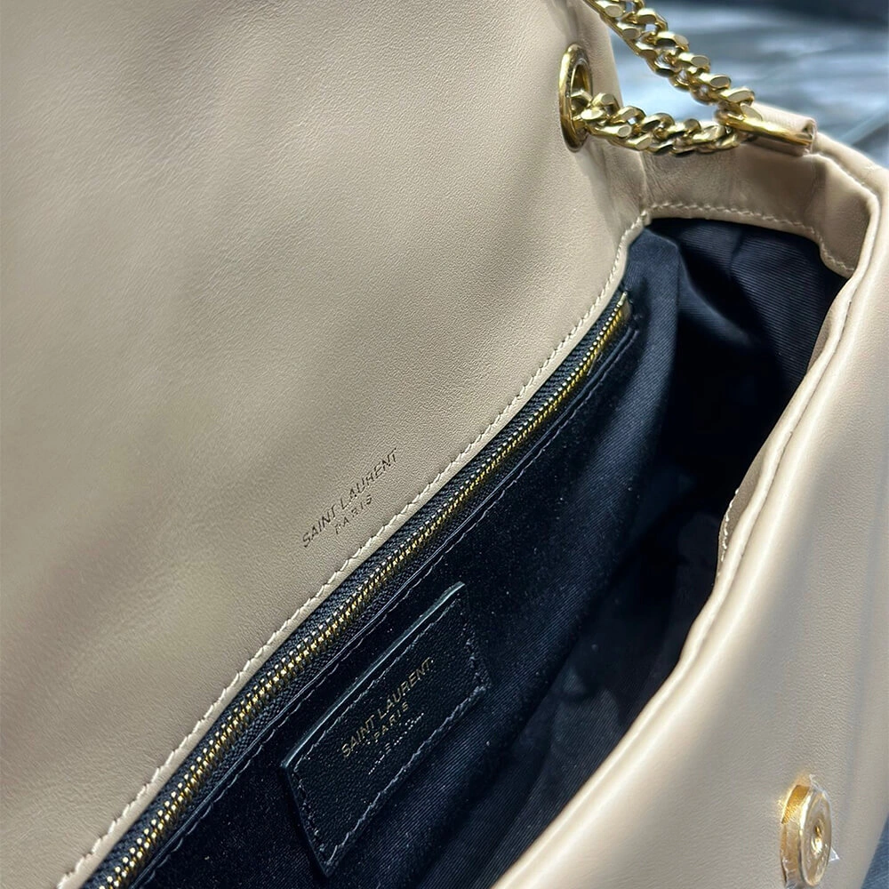 ComfortFit YSL calypso small in plunged lambskin 2715