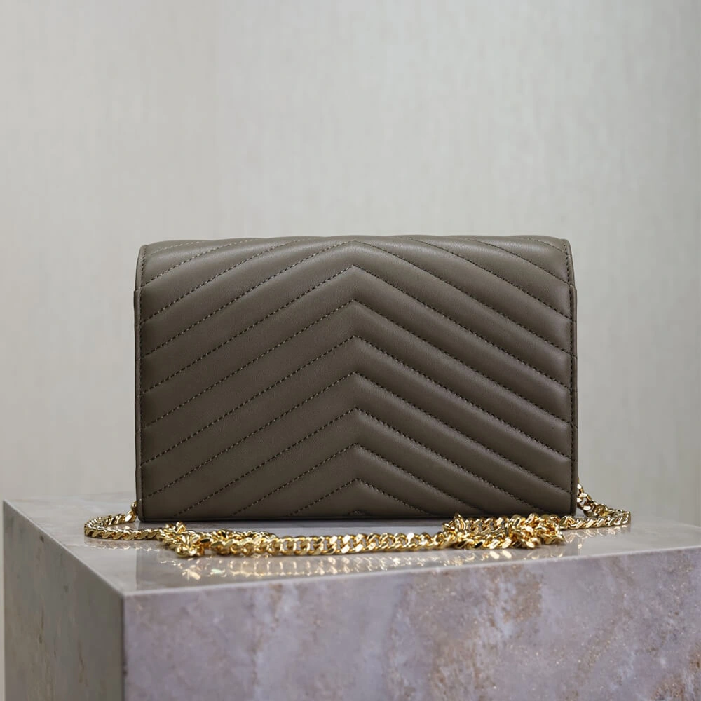 MoistureWicking YSL cassandre chain wallet in lambskin 2659