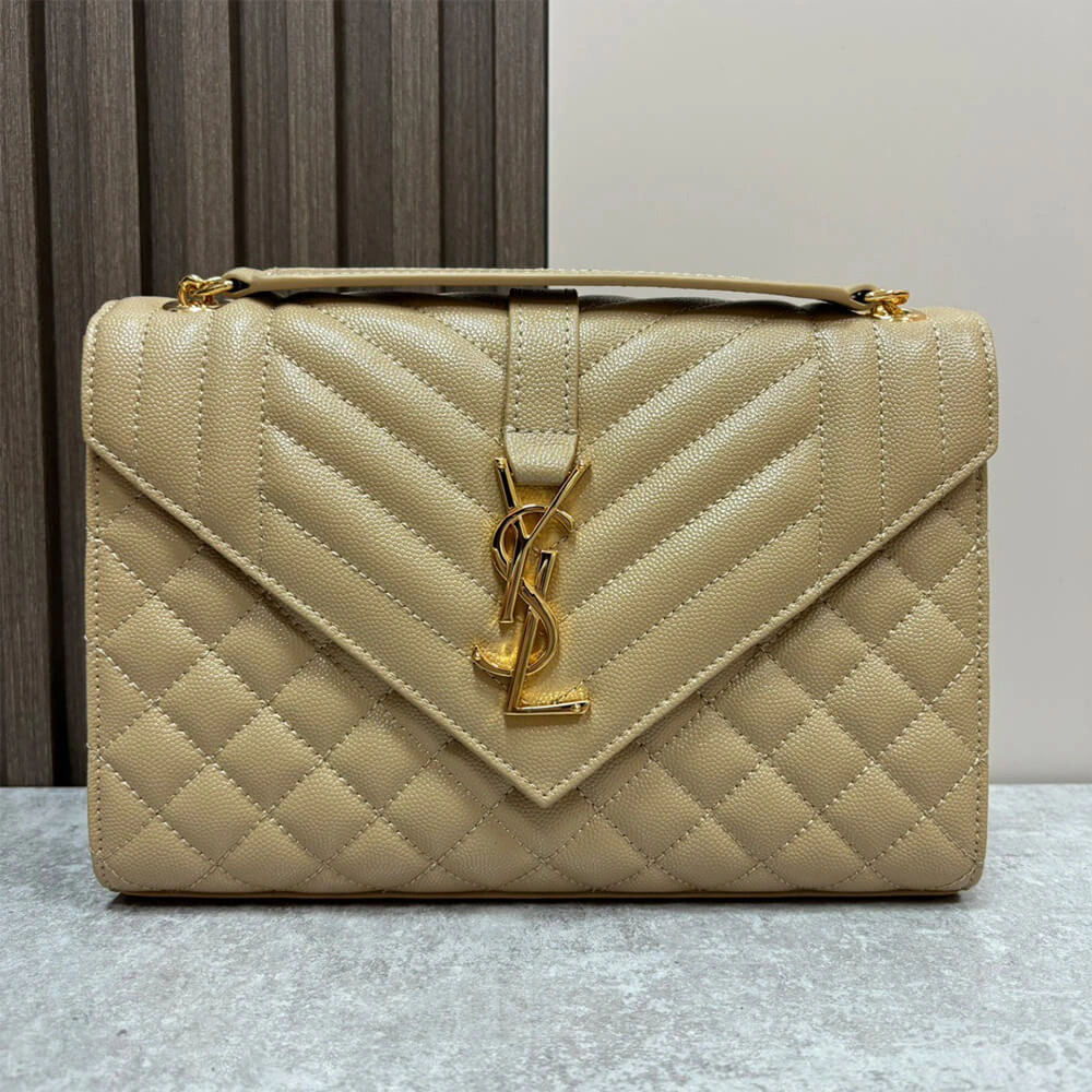 YSL envelope medium in grained leather WellDesigned 2722