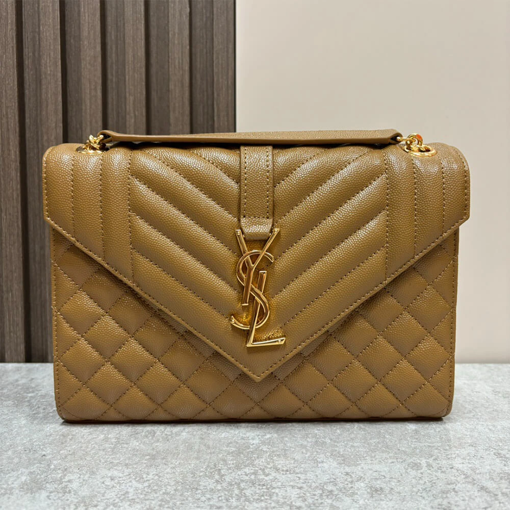UrbanStyle YSL envelope medium in grained leather 2741