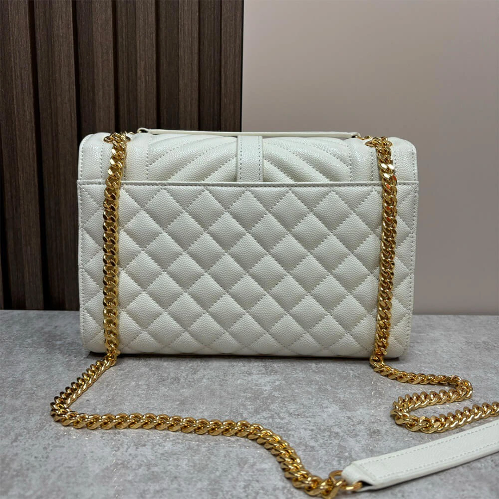 Reliable YSL envelope medium in grained leather 2732