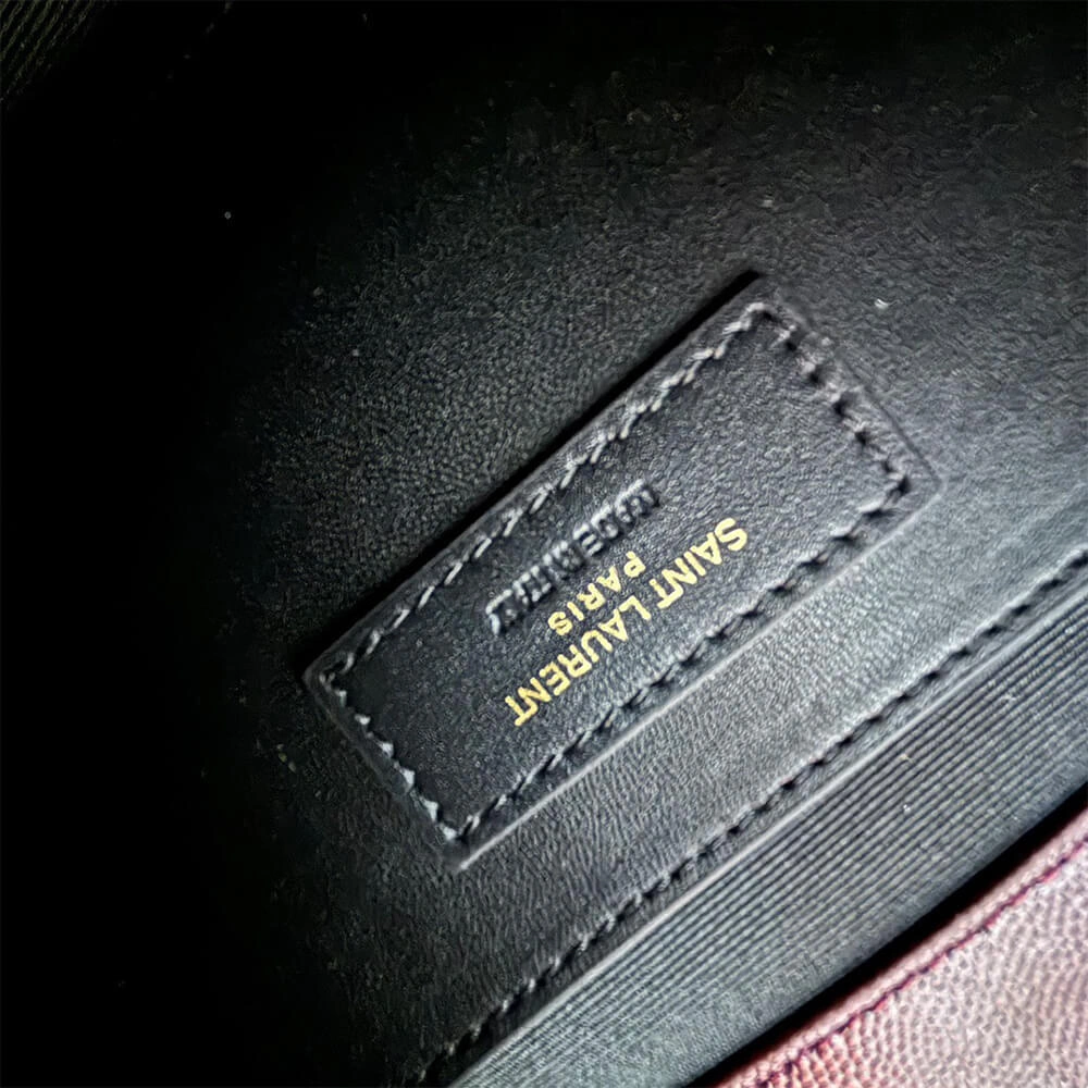 Compact YSL envelope medium in grained leather 2721