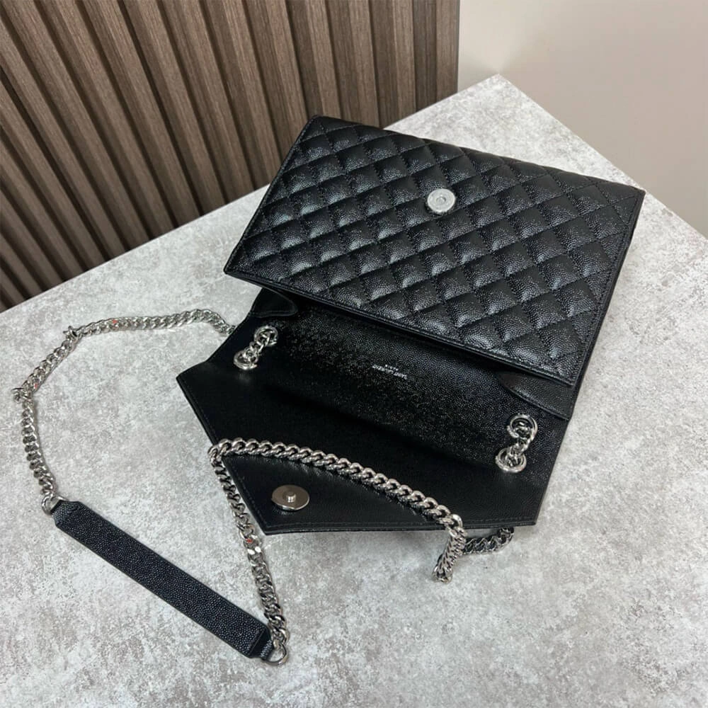 YSL envelope medium in grained leather Modern 2728