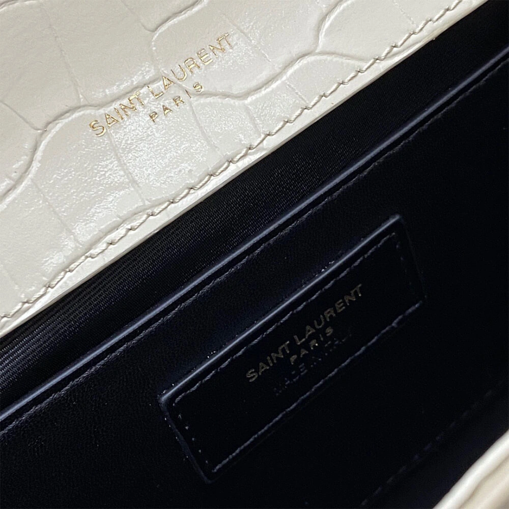 YSL kate medium tassel in crocodile-embossed leather Unique 2806