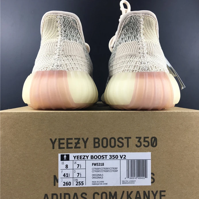 1038 adidas Yeezy Boost 350 V2 Citrin (Reflective) FW EasyMatch 2922