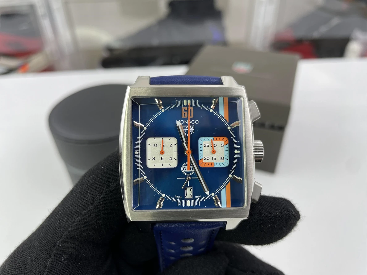1062 Tiger Heuer Monaco mens watch Battery movement EasyMatch 333