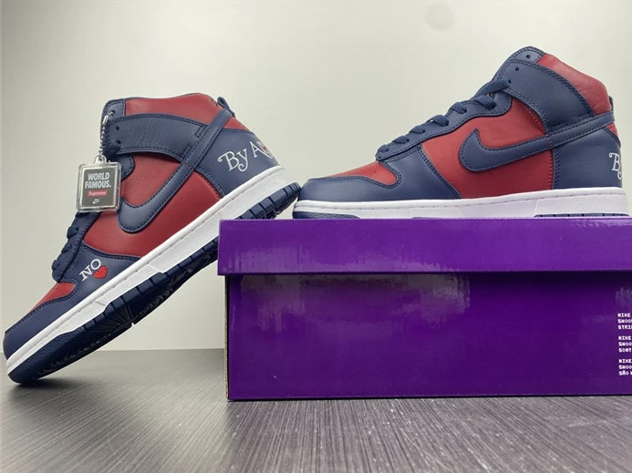 1147 Nike SB Dunk High Supreme By Any Means Navy DN3741- Popular 1893