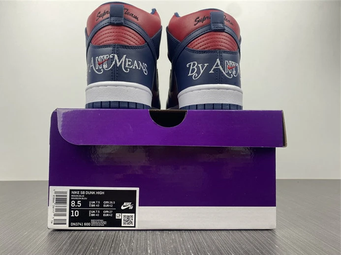 1147 Nike SB Dunk High Supreme By Any Means Navy DN3741- Popular 1893