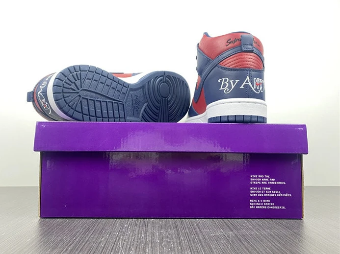 1147 Nike SB Dunk High Supreme By Any Means Navy DN3741- Popular 1893
