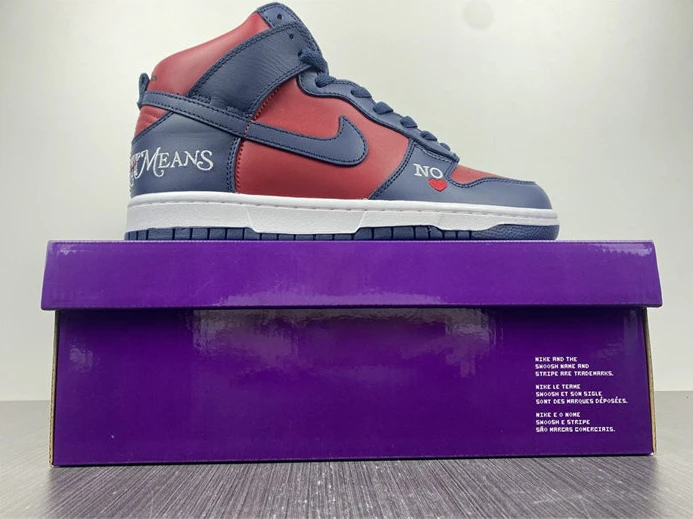 1147 Nike SB Dunk High Supreme By Any Means Navy DN3741- Popular 1893