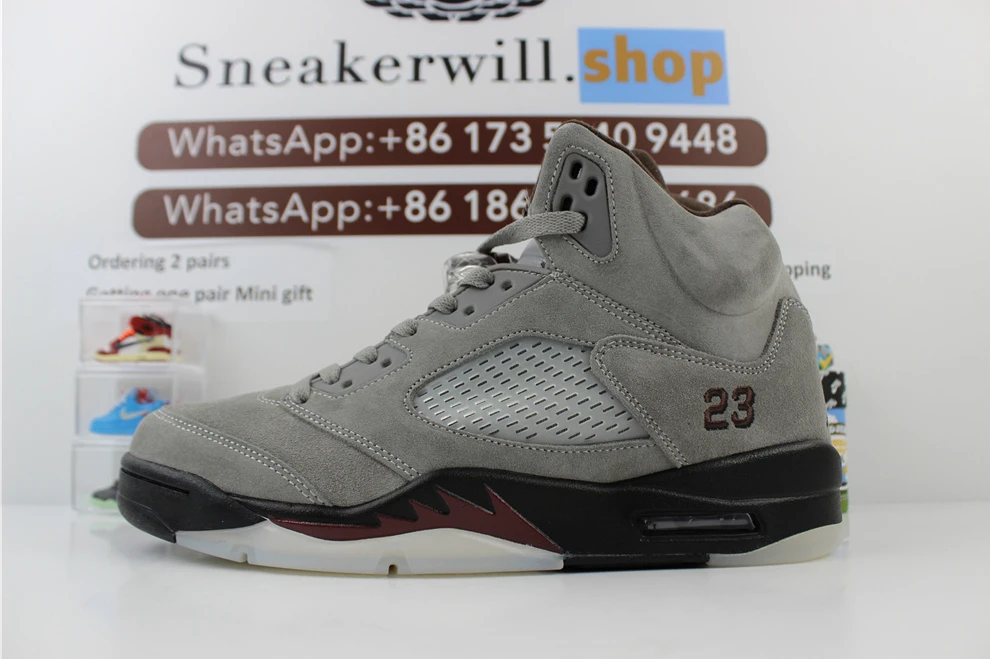 1293 GOAT A Ma Maniére X Air Jordan 5 Light Bone TopPick 934