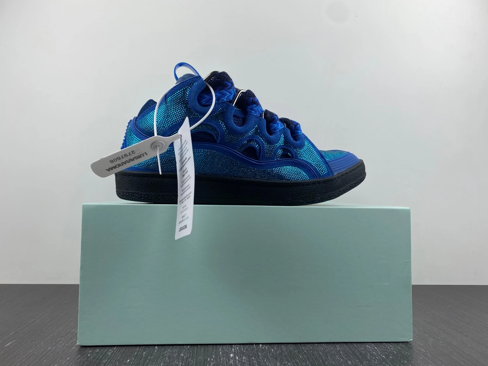 1482 Lanvin Leather Curb FM-SKRK11-STRA-H Comfortable 1469