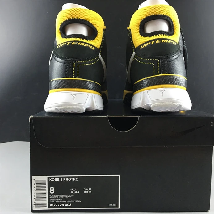 151 Nike Kobe 1 Protro Black Maize AQ2728- HighQuality 2308