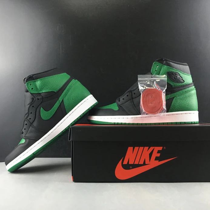 1617 Jordan1 Retro Pine Green Black 555088- Trendy 545