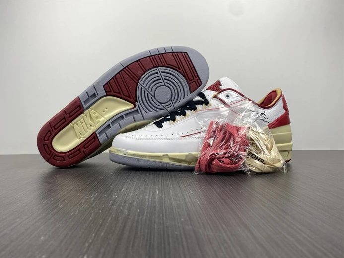 1649 Jordan2 SP Off-White White Red DJ4375- NewStyle 702