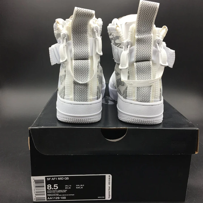 1742 Nike SF Air Force 1 Mid Winter Camo  AA1129- Trendy 2490