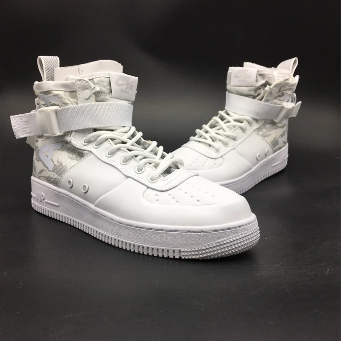1742 Nike SF Air Force 1 Mid Winter Camo  AA1129- Trendy 2490