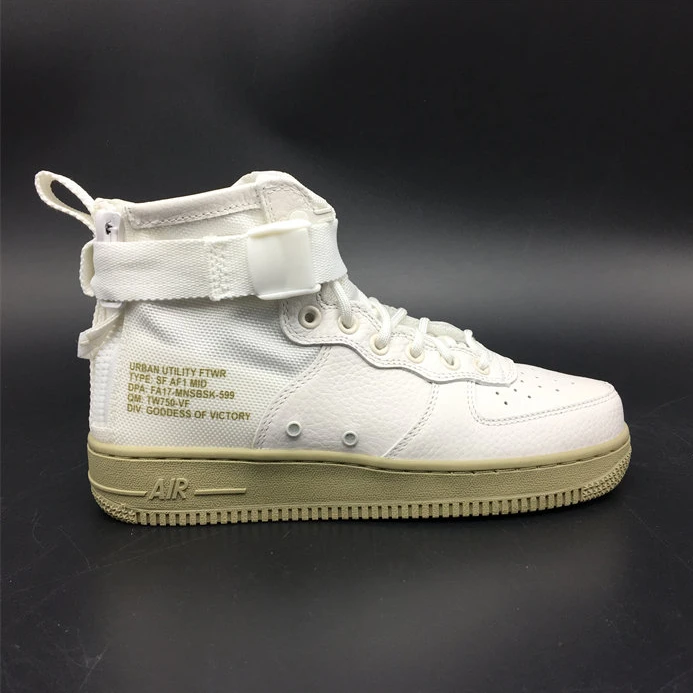 1754 Nike SF Air Force 1 Mid Ivory Olive  917753- SmartChoice 2499