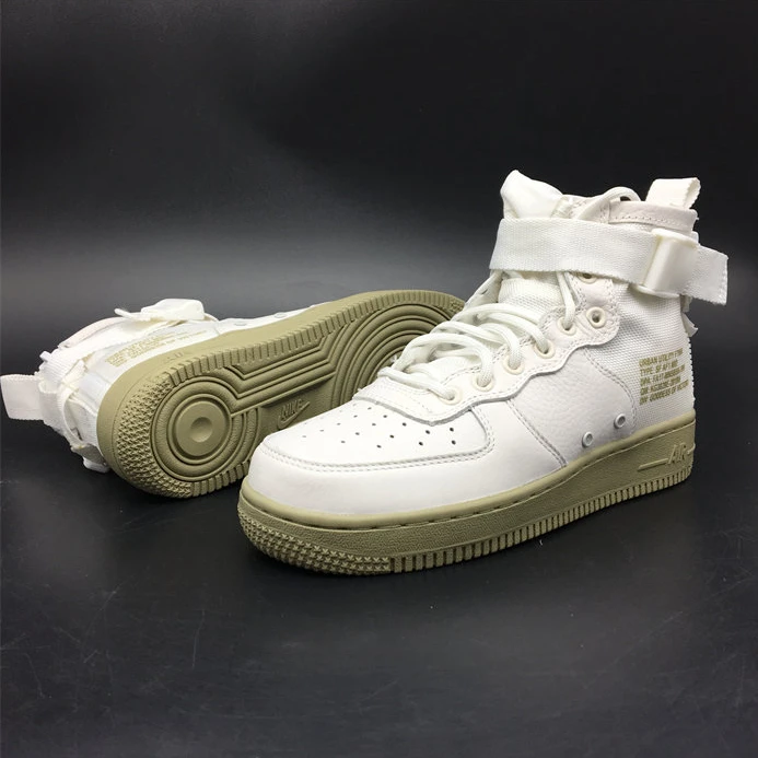 1754 Nike SF Air Force 1 Mid Ivory Olive  917753- SmartChoice 2499