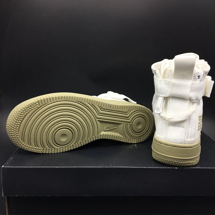 1754 Nike SF Air Force 1 Mid Ivory Olive  917753- SmartChoice 2499