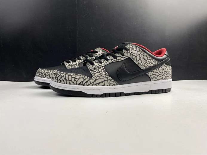 188 Nike Dunk SB Low Supreme Black Cement 304292- AllSeason 2213