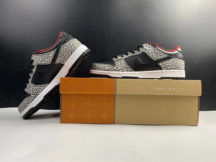 188 Nike Dunk SB Low Supreme Black Cement 304292- AllSeason 2213
