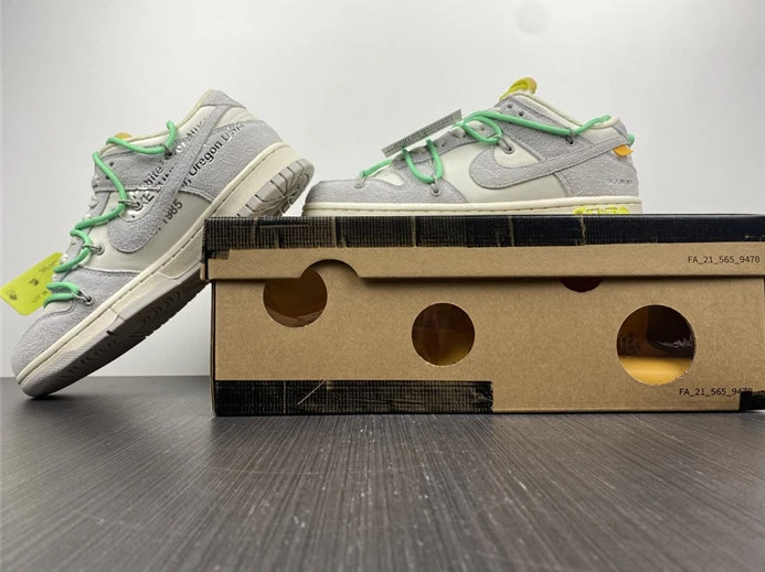 1898 Nike Dunk Low Off-White Lot 36 DJ0950- EasyMatch 1950