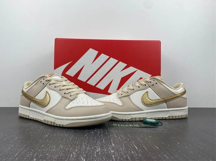 1957 Nike Dunk Low Phantom Metallic Gold DX5930- NewStyle 1761