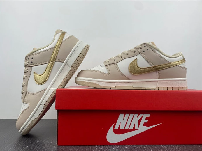 1957 Nike Dunk Low Phantom Metallic Gold DX5930- NewStyle 1761