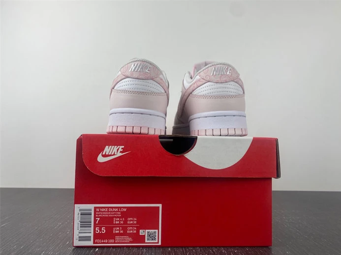 2019 Nike Dunk Low Essential Paisley Pack Pink FD1449- HighQuality 1829