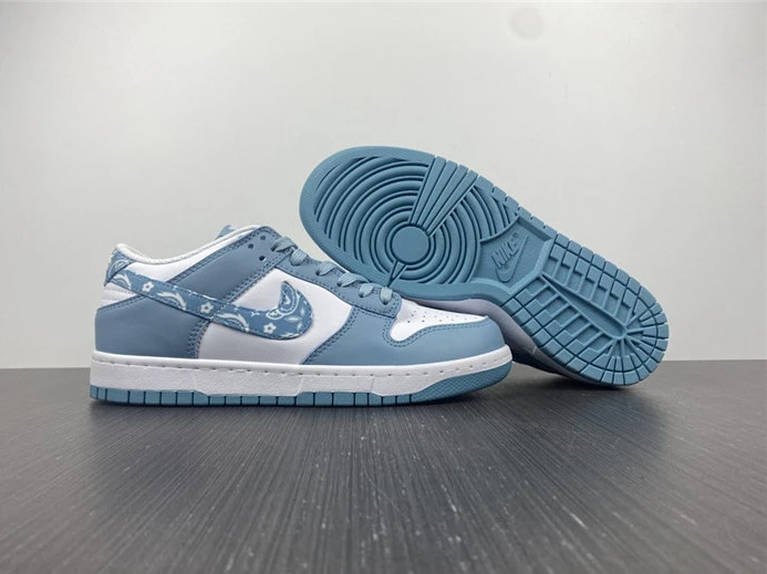 2029 Nike Dunk Low Essential Paisley Pack Worn Blue DH4401- BestValue 1979