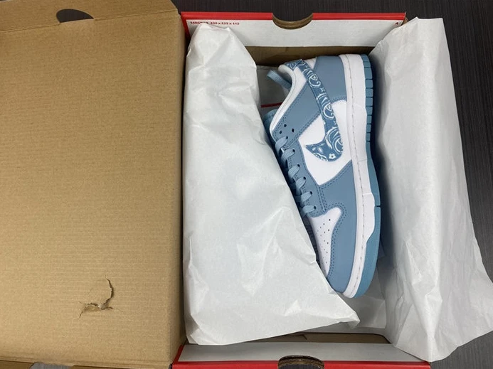 2029 Nike Dunk Low Essential Paisley Pack Worn Blue DH4401- BestValue 1979