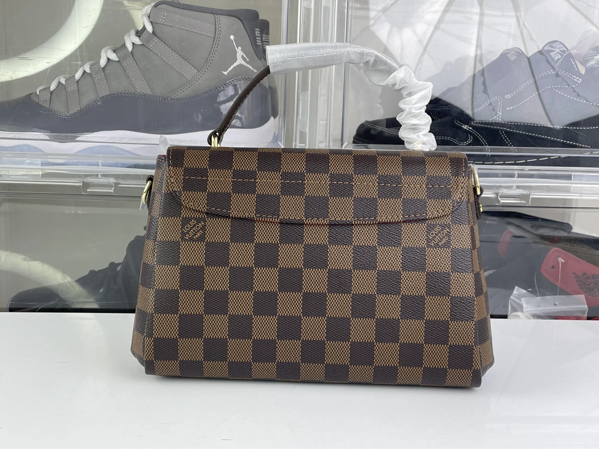 2080 LV Croisette hand bag with damier azure lines (24 x 17 x 9.5 cm, best top quality) BestValue 156