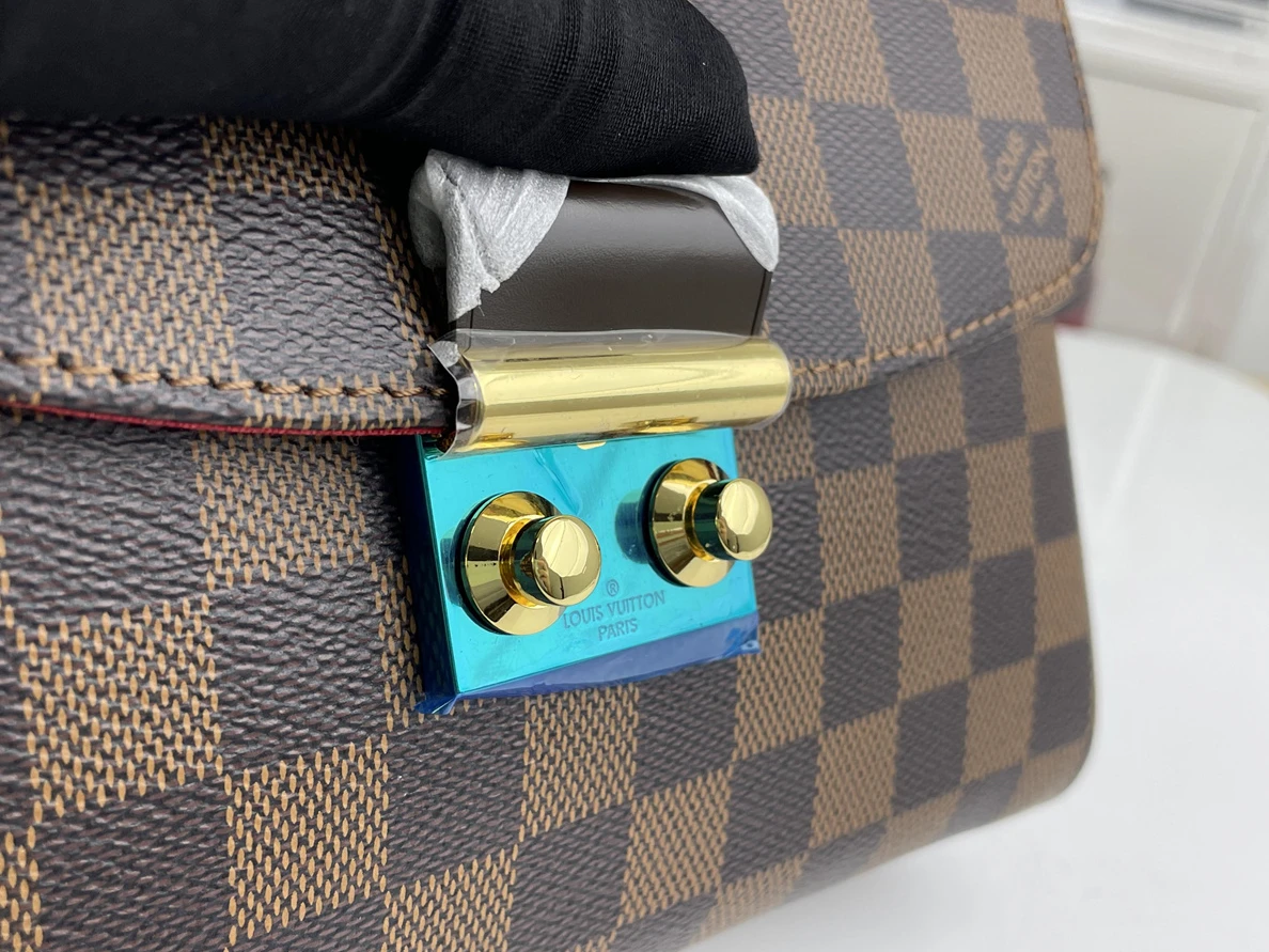 2080 LV Croisette hand bag with damier azure lines (24 x 17 x 9.5 cm, best top quality) BestValue 156