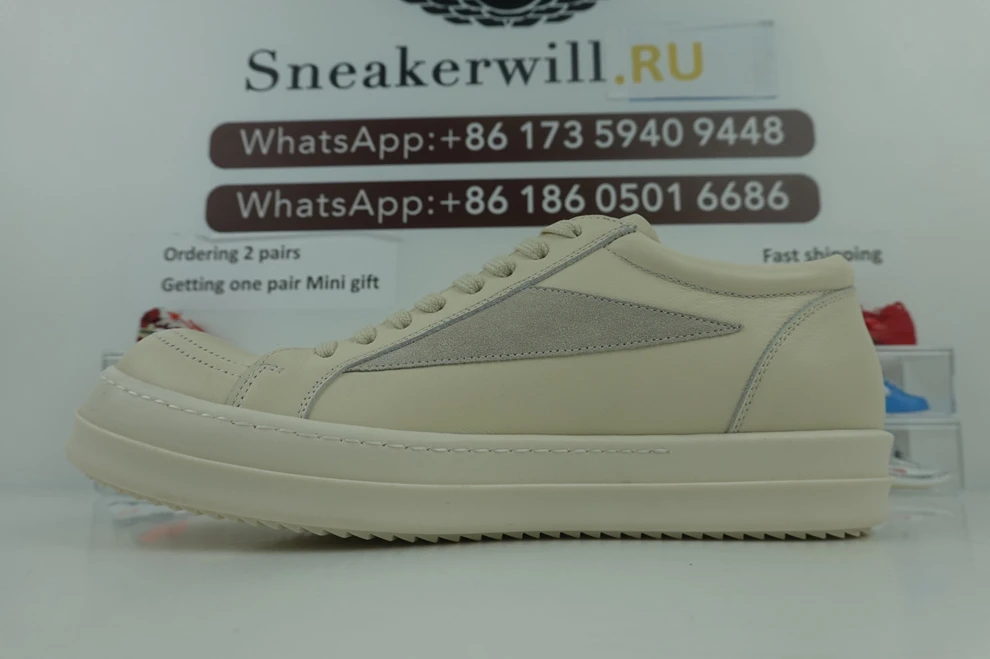 2085 Rick Owens Cream White RU01C4897 LVSLPO BestValue 3604