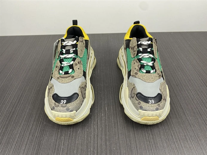 2128 Gucci x BLCG The Hacker Project Triple S Beige Green Yellow  681067 UMO20 SportInspired 1701
