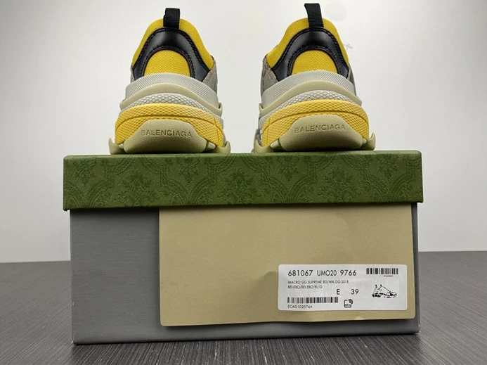 2128 Gucci x BLCG The Hacker Project Triple S Beige Green Yellow  681067 UMO20 SportInspired 1701