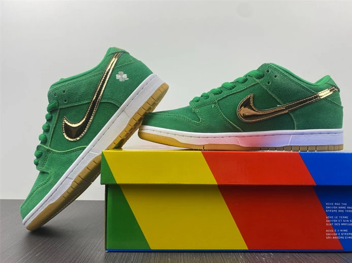 2145 Nike SB Dunk Low Pro St. Patrick's Day BQ6817 ModernLook 2061