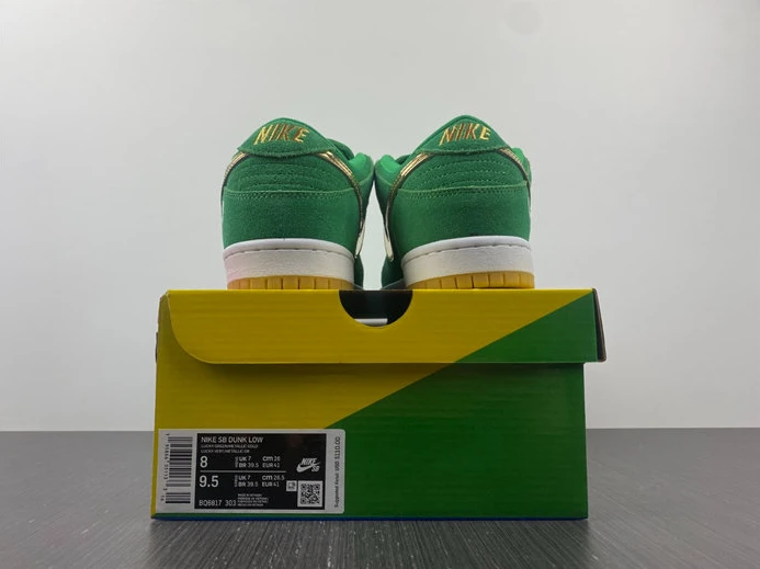 2145 Nike SB Dunk Low Pro St. Patrick's Day BQ6817 ModernLook 2061