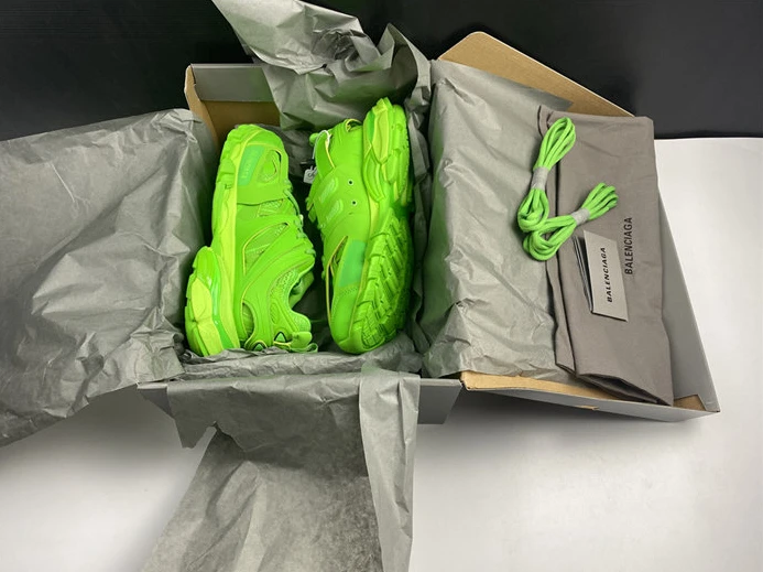 2356 BLCG TRACK TRAINER FLUO GREEN 542436 W3AB1 NewStyle 3502