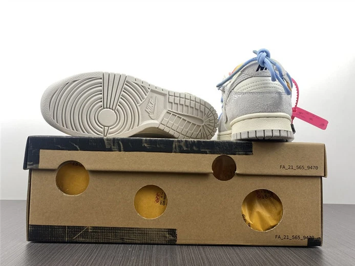 2402 Nike Dunk Low Off-White Lot 38 DJ0950- GoAnywhere 2358