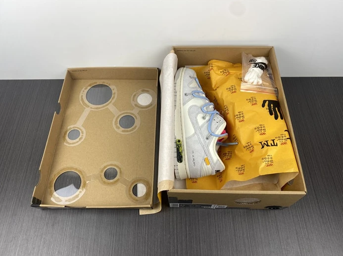 2402 Nike Dunk Low Off-White Lot 38 DJ0950- GoAnywhere 2358
