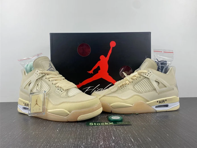 2414 Jordan 4 Retro Off-White Sail  CV9388- GoodFit 847