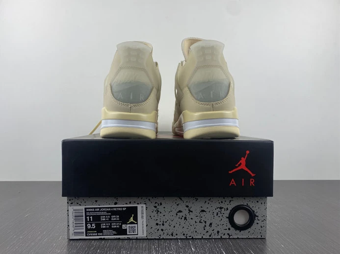 2414 Jordan 4 Retro Off-White Sail  CV9388- GoodFit 847